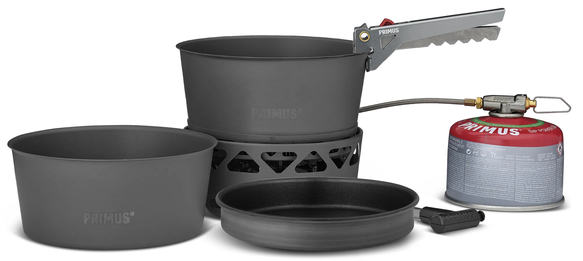 Primetech Stove Set 2x1.3L w. pan