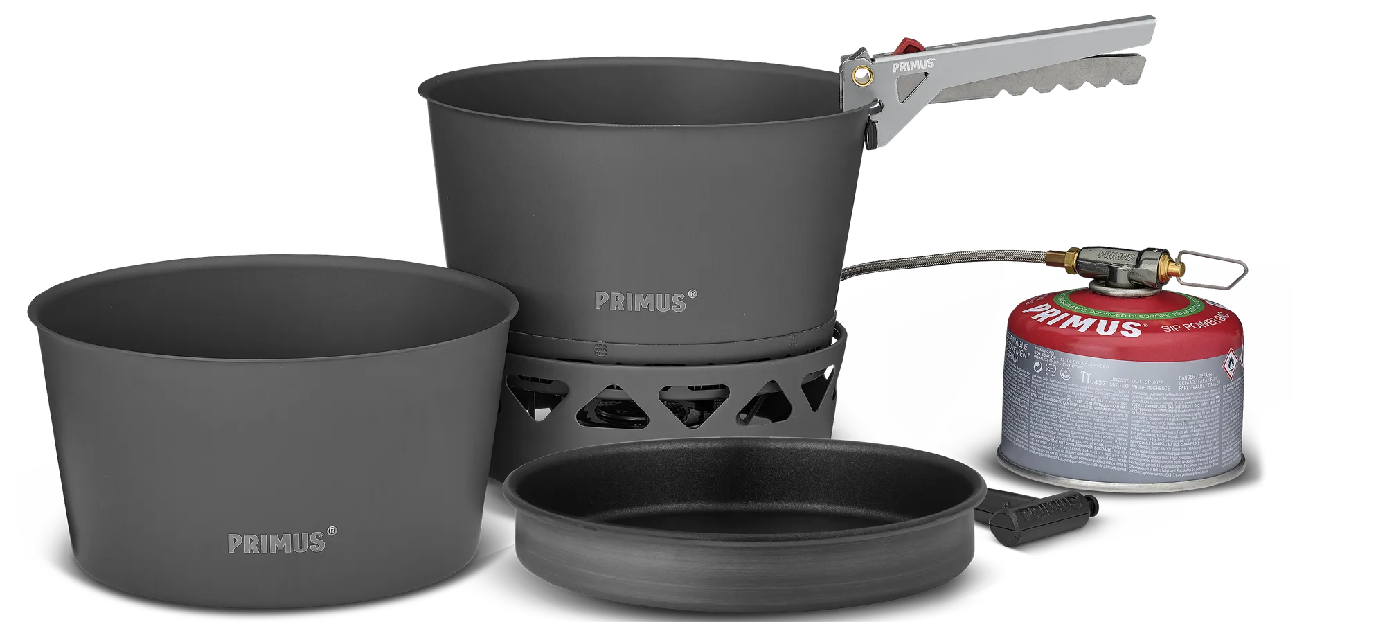 Primetech Stove Set 2x2.3L w. pan
