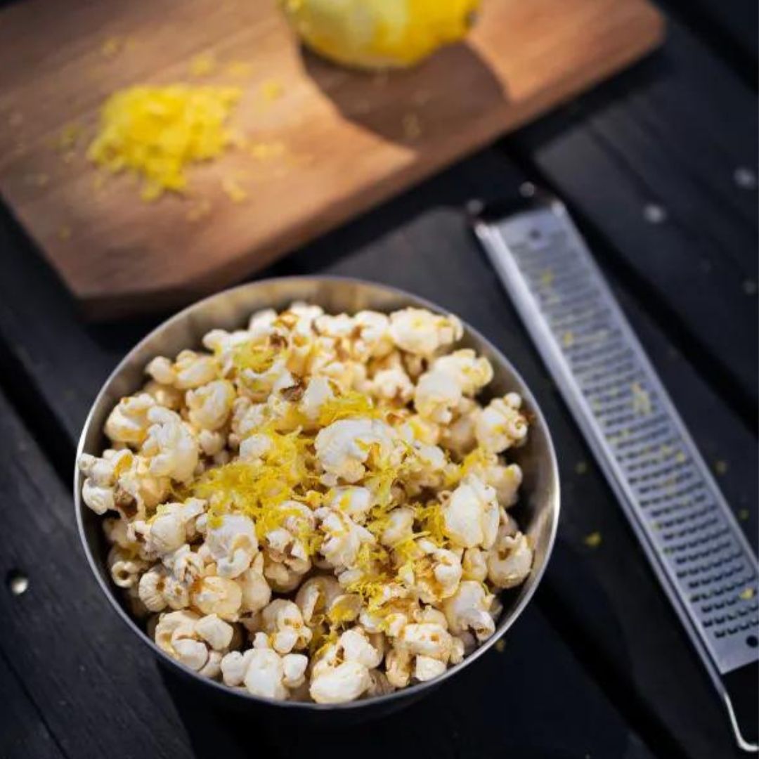 Popcorn with browned butter