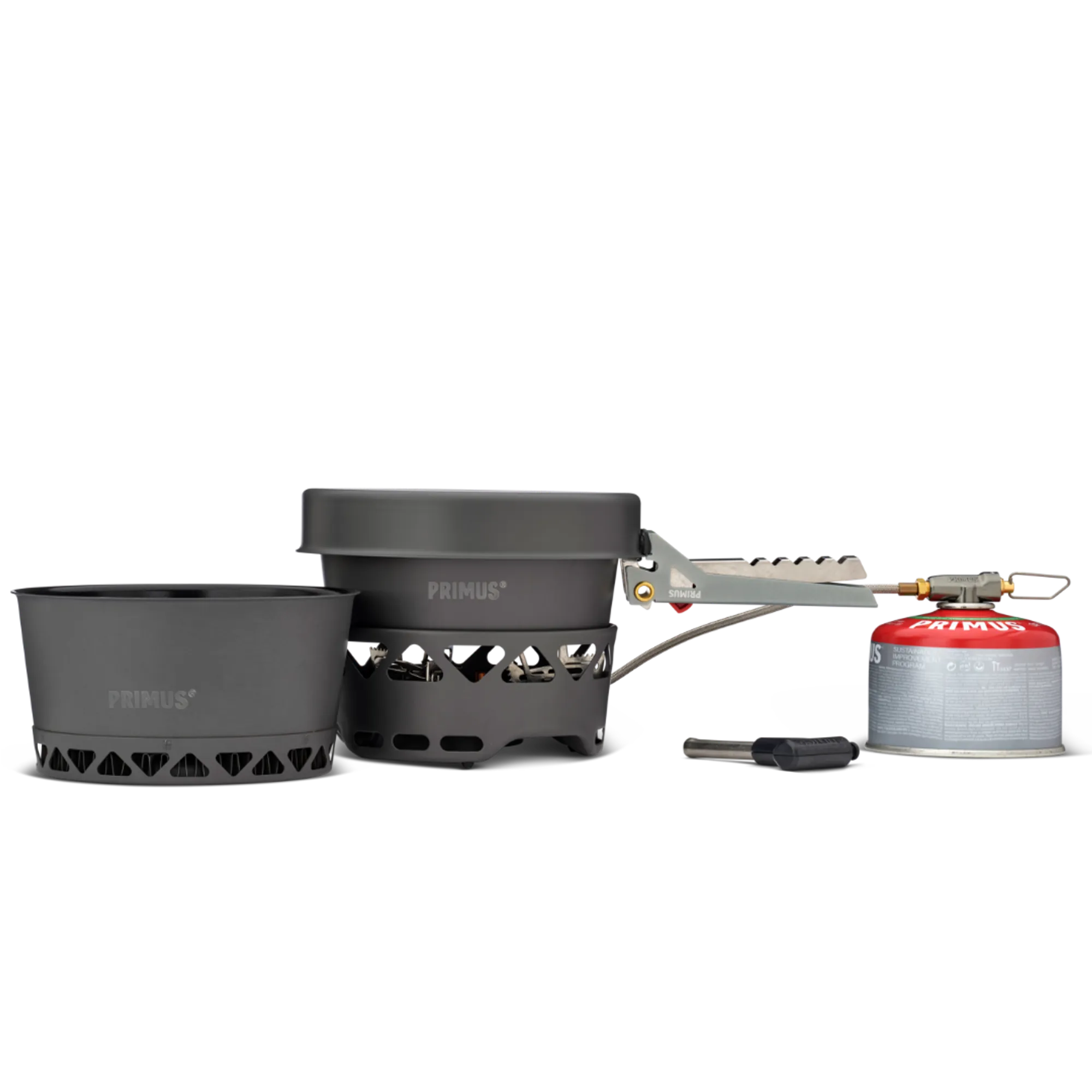 P351038 Primetech Stove Set 2x1.3L  w. pan 4