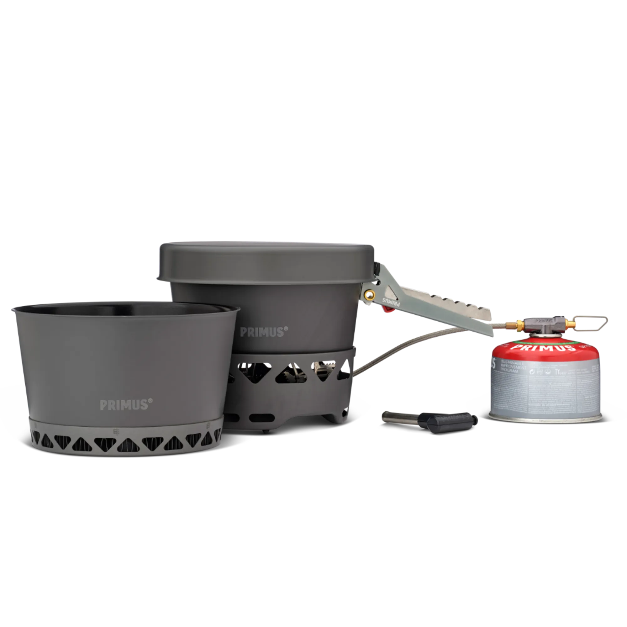 P351040 Primetech Stove Set 2x2.3L  w. pan 4