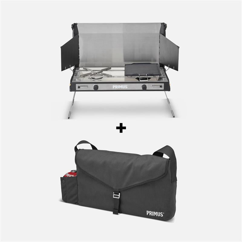 Tupike Camping Stove + Bag + Griddle plate